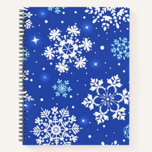Snowflake pattern notebook