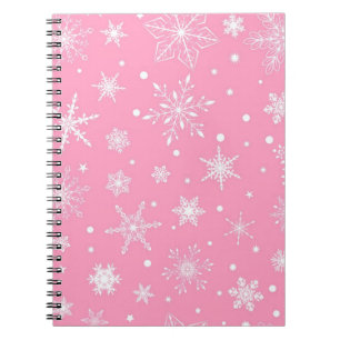 Snowflake pattern	 notebook