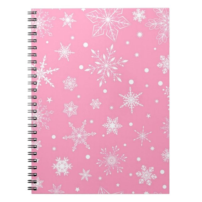 Snowflake pattern	 notebook (Front)