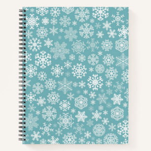 Snowflake pattern notebook