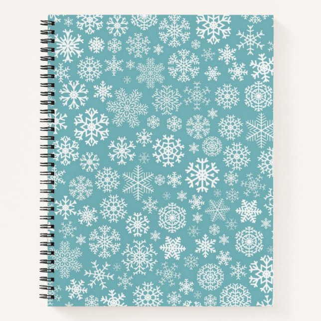 Snowflake pattern	 notebook (Front)