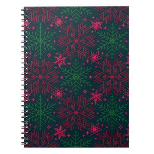 Snowflake pattern notebook