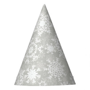 Snowflake pattern party hat