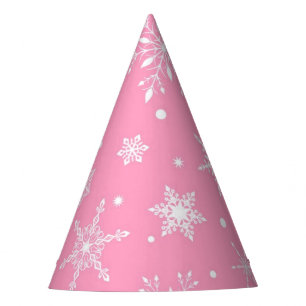 Snowflake pattern party hat