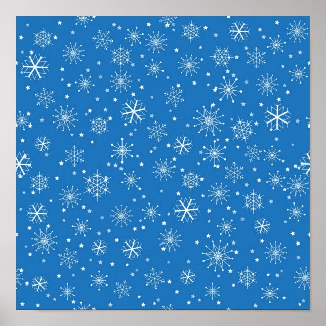 Snowflake pattern	 poster (Front)