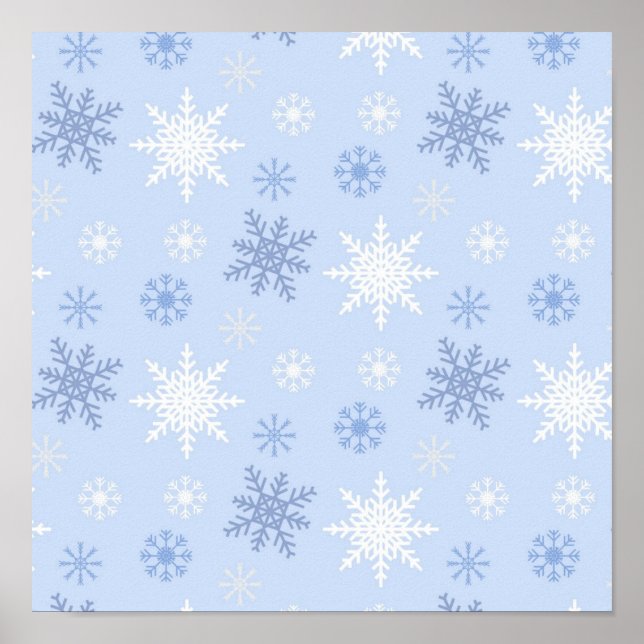 Snowflake pattern	 poster (Front)
