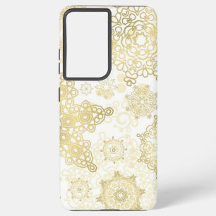 Snowflake pattern samsung galaxy case