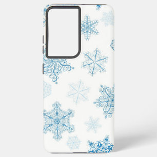 Snowflake pattern samsung galaxy case