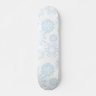 Snowflake pattern skateboard
