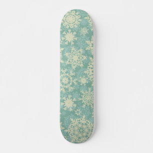 Snowflake pattern	 skateboard