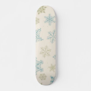 Snowflake pattern	 skateboard