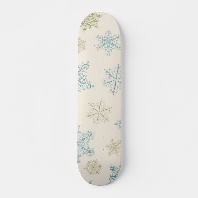 Snowflake pattern	 skateboard (Front)