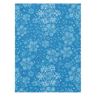 Snowflake pattern tablecloth