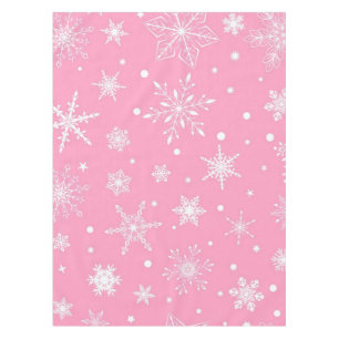Snowflake pattern tablecloth