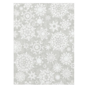Snowflake pattern tablecloth