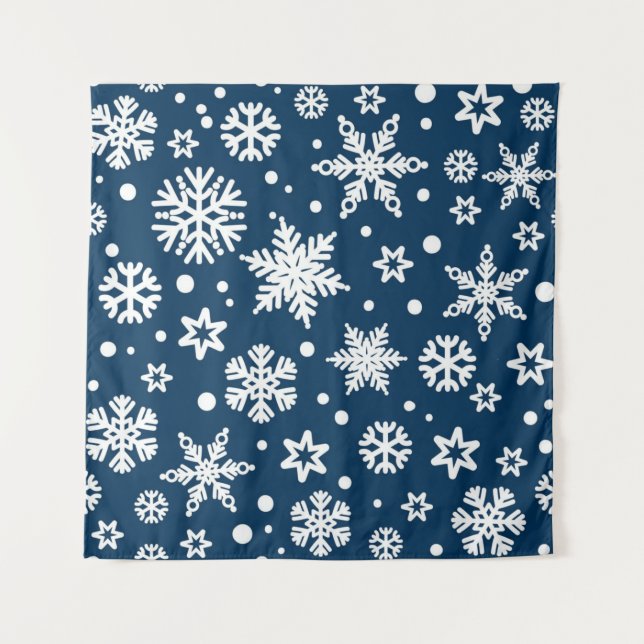 Snowflake pattern	 tapestry (Front)
