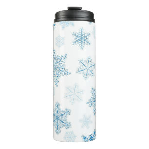 Snowflake pattern	 thermal tumbler