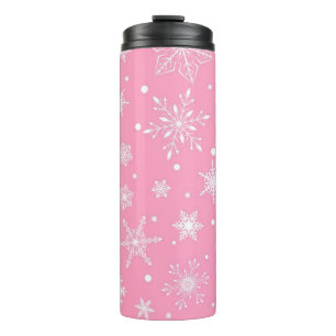 Snowflake pattern	 thermal tumbler