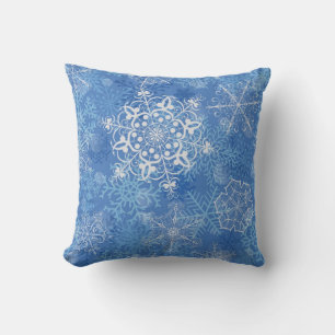 Snowflake pattern	 throw pillow
