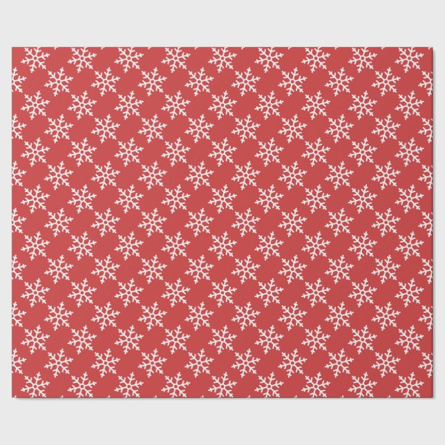 Snowflake Pattern Wrapping Paper (Seam)