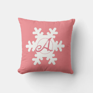snowflake Personalized Throw Pillow