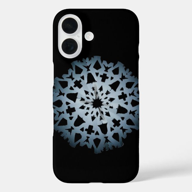 Snowflake phonecase (dark) Case-Mate iPhone case (Back)