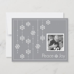 Snowflake Photo Cartes de fin de année personnalis