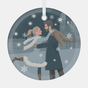 Snowflake Photo Ornament - Personalized Keepsake