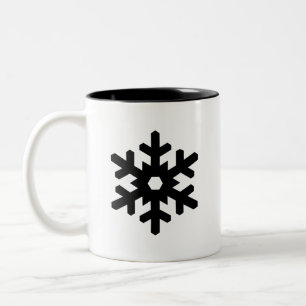 'Snowflake' Pictogram Mug