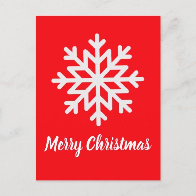 SNOWFLAKE POSTCARD (Front)