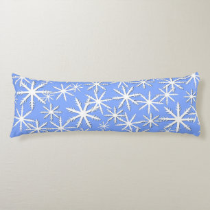 Snowflake  Print Body Pillow
