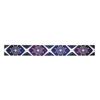 Snowflake Print Ribbon Satin Ribbon