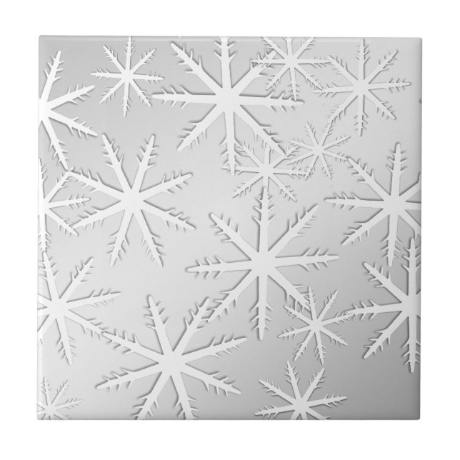 Snowflake  Print Tile (Front)