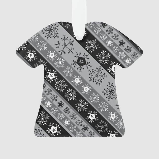 Snowflake rayures gris (dos)