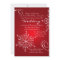 Snowflake Red Winter Wedding