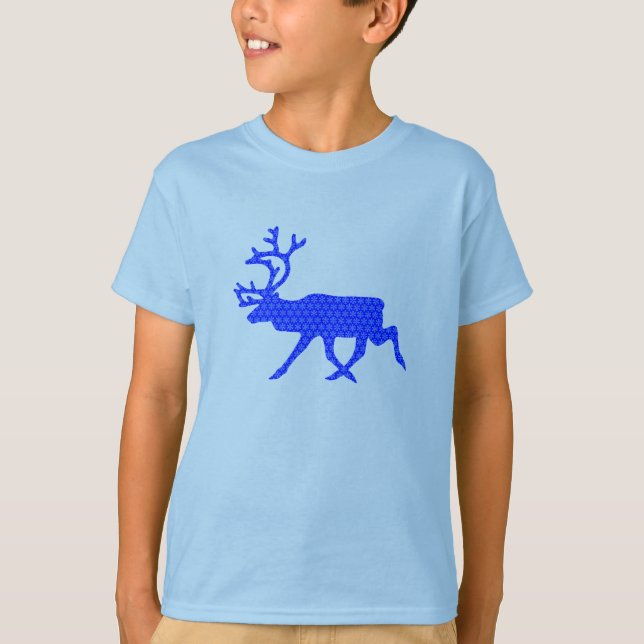 Snowflake Reindeer T-Shirt (Front)
