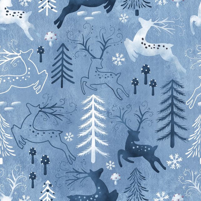 Snowflake & Reindeer Winter Mug (Creator Uploaded)