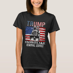 Snowflake Removal Service Funny Donald Trump 2024  T-Shirt