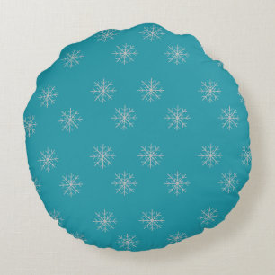 Snowflake  round pillow