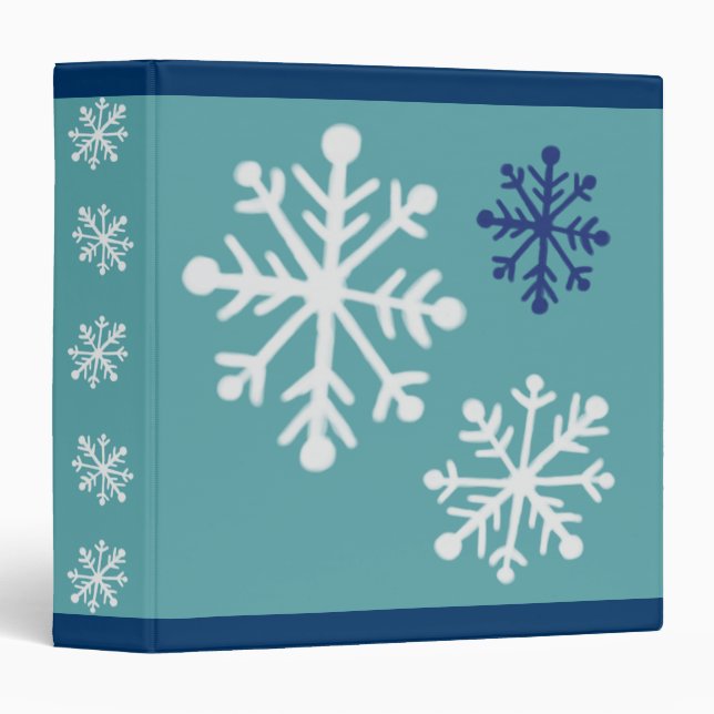 Snowflake Scrapbook Binder (Front/Spine)