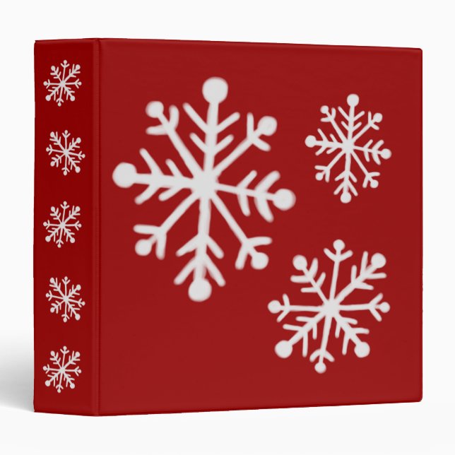 Snowflake Scrapbook Binder (Front/Spine)