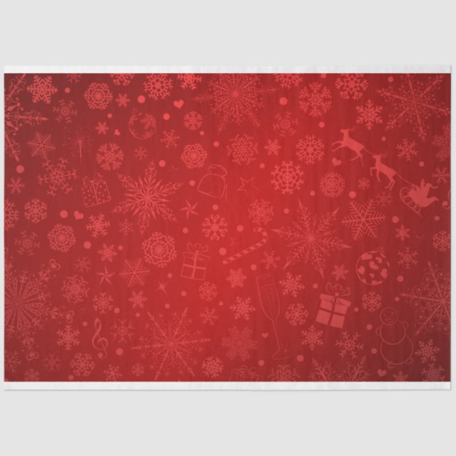 Snowflake Series 15 Design 6 Tissue Paper (Front)