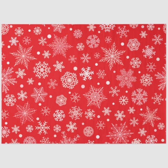 Snowflake Series 16 Design 9 Tissue Paper (Front)
