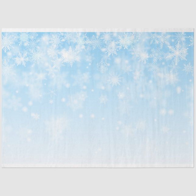 Snowflake Series 6 Design 5 Tissue Paper (Front)