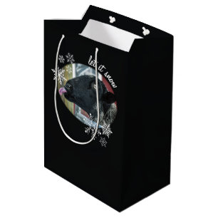 Snowflake Sheep Let it Snow Holiday Gift Bag