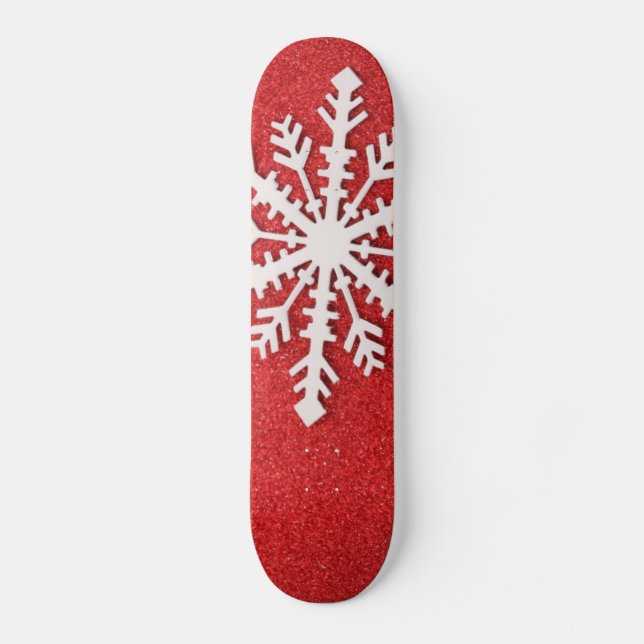 Snowflake Skateboard (Front)