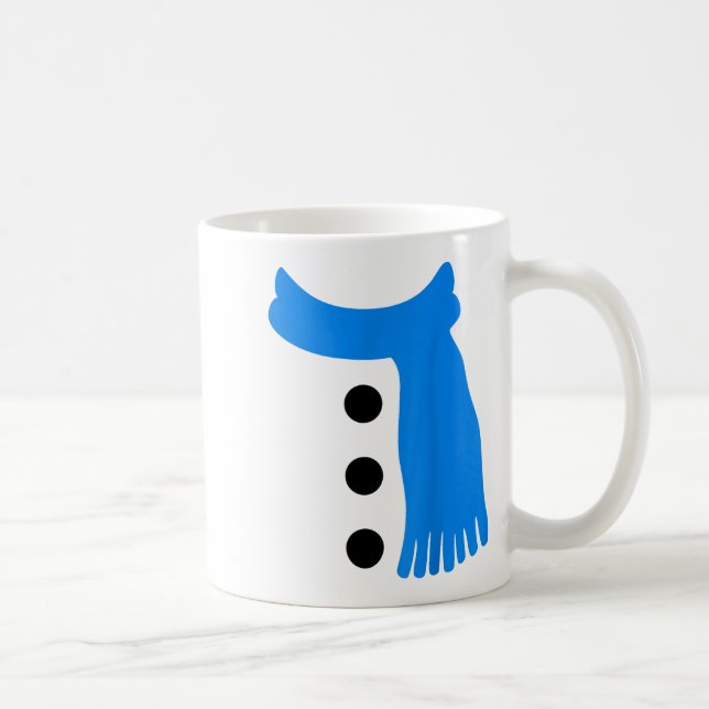 Snowflake Snowman Costumes Christmas Family Matchi Coffee Mug (Right)