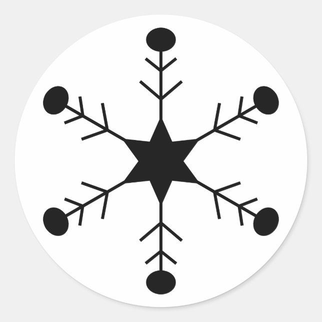 Snowflake Sticker (Front)