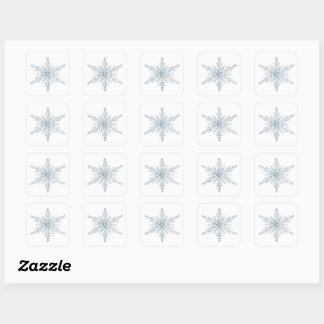 Snowflake Sticker | Minimal Winter
