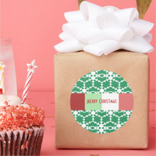 Snowflake Sticker Shown Green But You Choose Colou